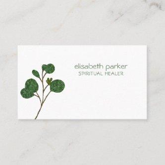 Simple minimalist eucalyptus therapy specialist