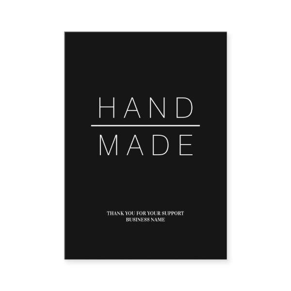 Simple Minimalist Handmade Business Support.