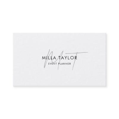 Simple Minimalist Modern Monogram Feminine Logo