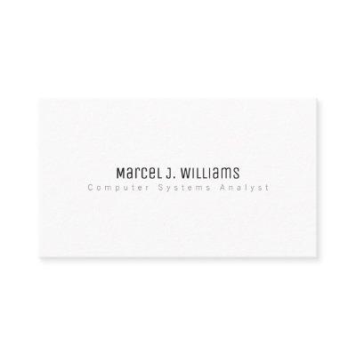 simple minimalist modern professional plain white