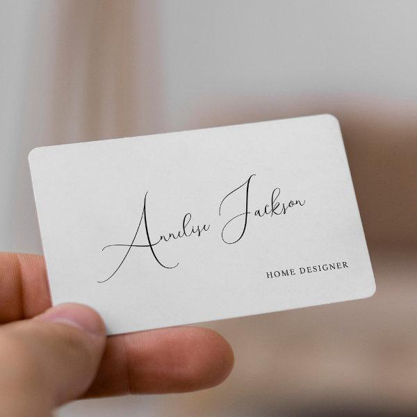 Simple minimalist signature script