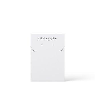 Simple minimalist Typewriter Earring display