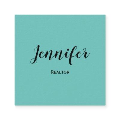 simple minimalistic custom logo white realtor  bus square