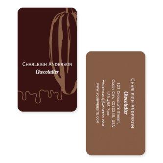Simple Modern Cocoa Pod Chocolate Shop Chocolatier