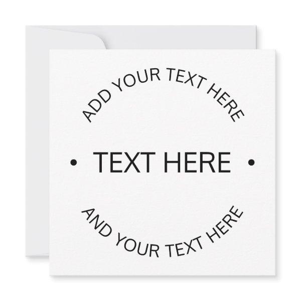 Simple Modern Editable Text | White & Black