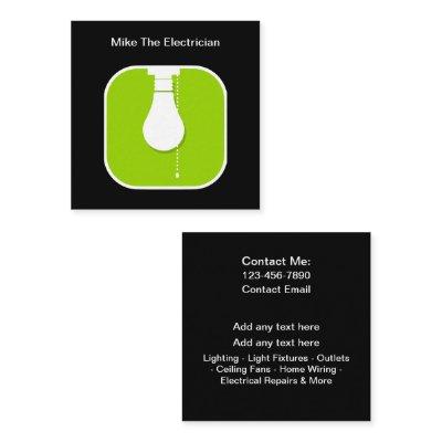 Simple Modern Electrician  Template