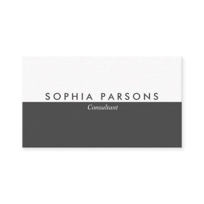 Simple Modern Grey and White Professional
