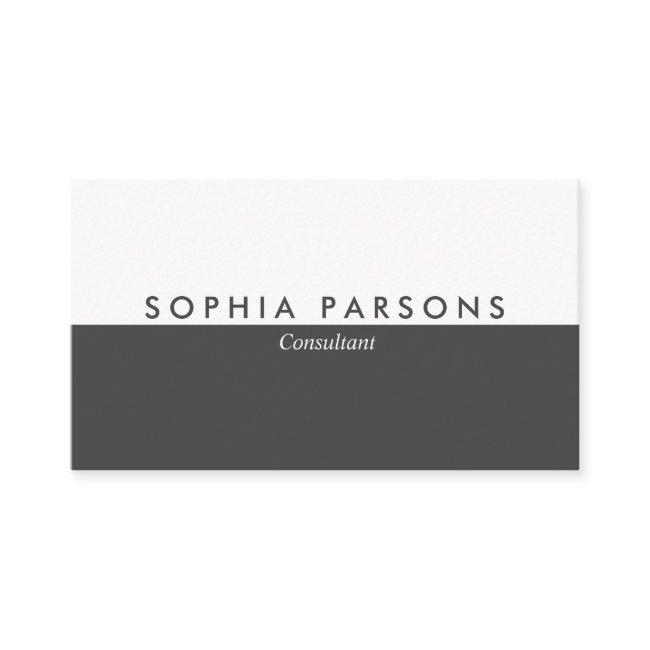 Simple Modern Grey and White Professional