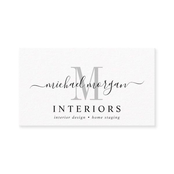 Simple Modern Interior Designer Script Business