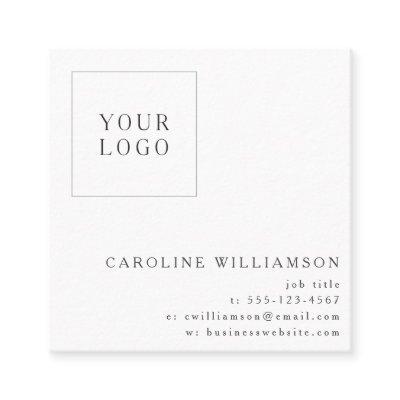 Simple Modern Minimal Square Professional Logo  Square