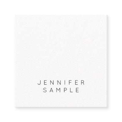 Simple Modern Minimalist Elegant Template Luxury Square