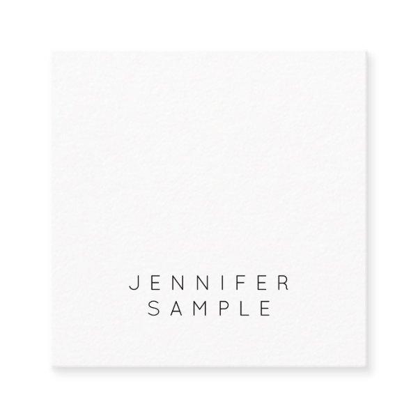 Simple Modern Minimalist Elegant Template Luxury Square