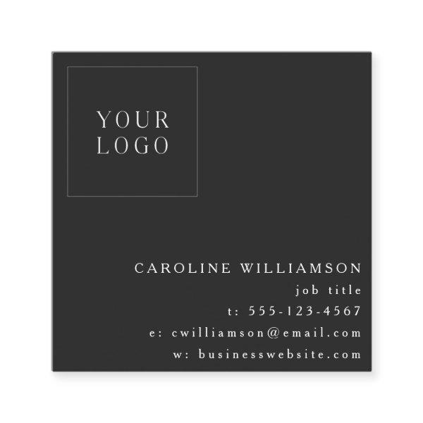 Simple Modern Minimalist Professional Logo Black Square