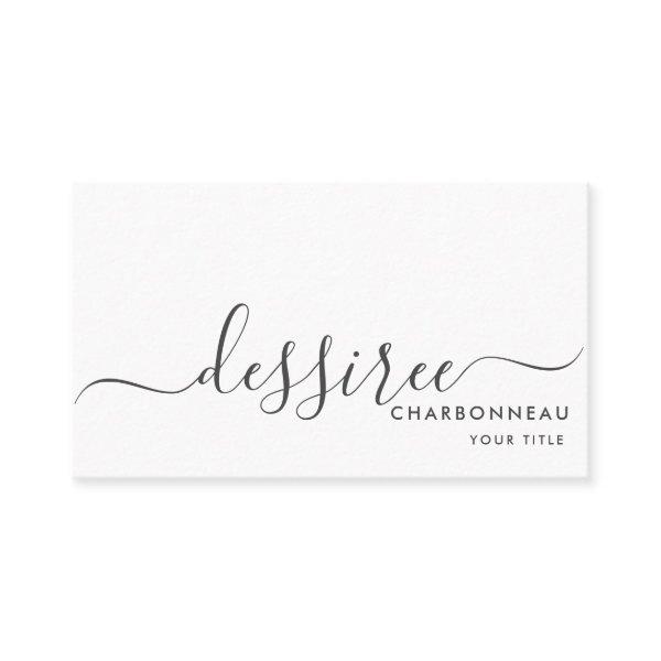 Simple Modern Minimalist Script