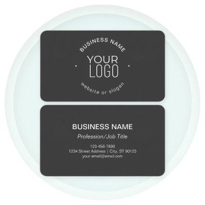 Simple modern minimalistic template | dark gray