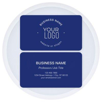 Simple modern minimalistic template | Navy blue