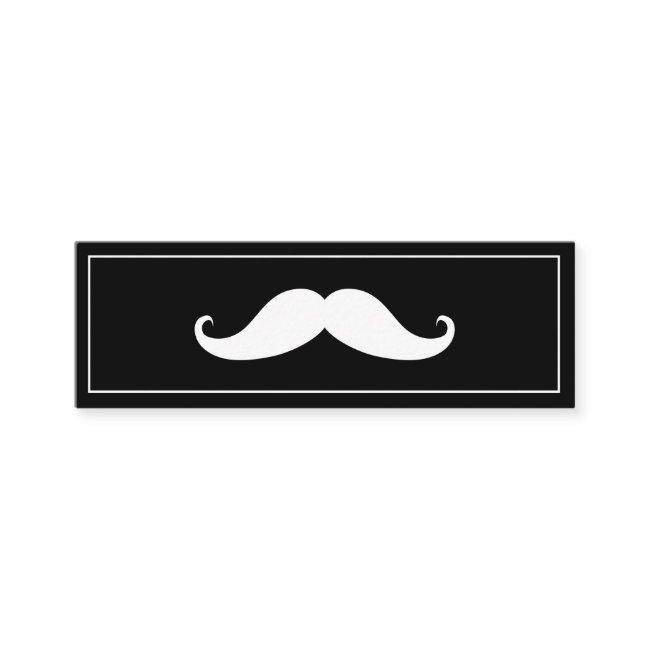 Simple Modern Mustache Barber Shop Mini Business C Mini