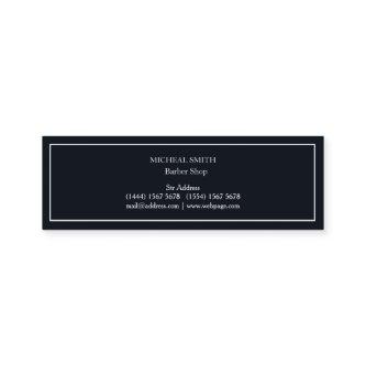 Simple Modern Mustache Barber Shop Mini Business C Mini