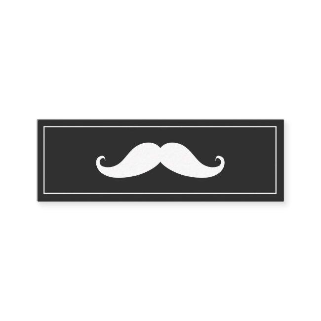 Simple Modern Mustache Barber Shop Mini Business C Mini