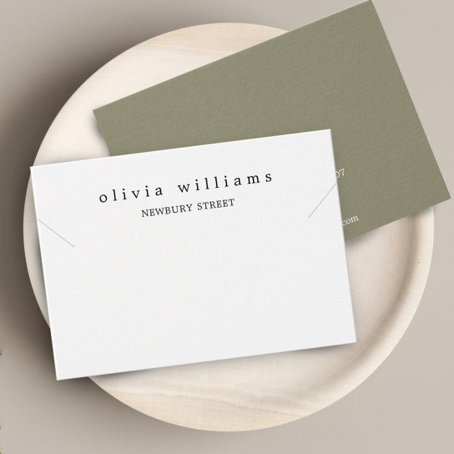 Simple Modern Necklace Bracelet Display Card