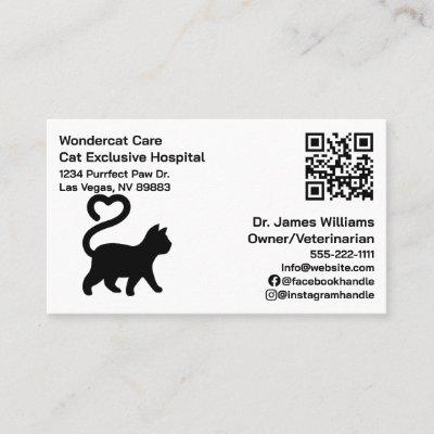 Simple , Modern , QR Code Veterinary Hospital
