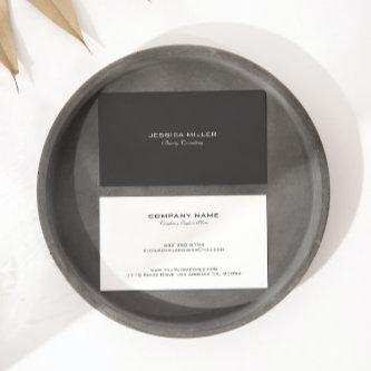 Simple Modern Reversible Gray and White