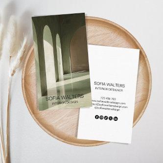 simple modern sage interior designer home staging
