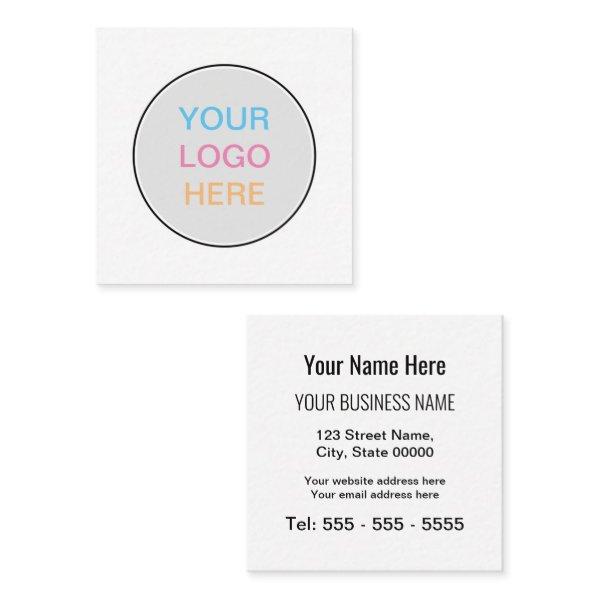 Simple Modern Square Add Your Logo