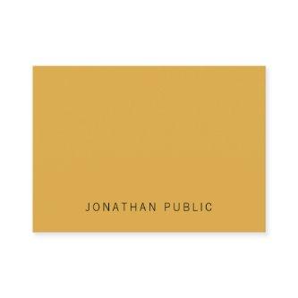 Simple Modern Template Trendy Yellow Brown Elegant