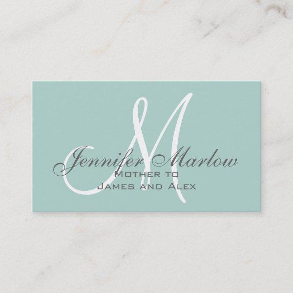 Simple Mommy Calling Card
