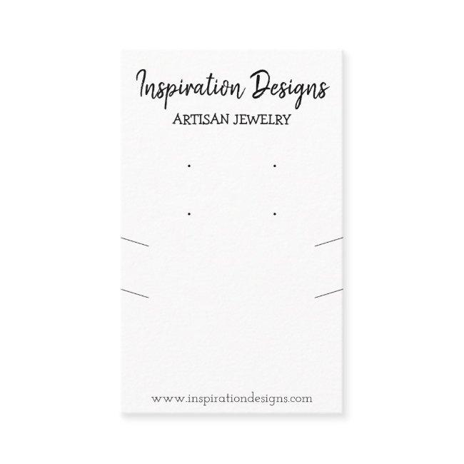 Simple Multiple Necklace Earring Holder Display