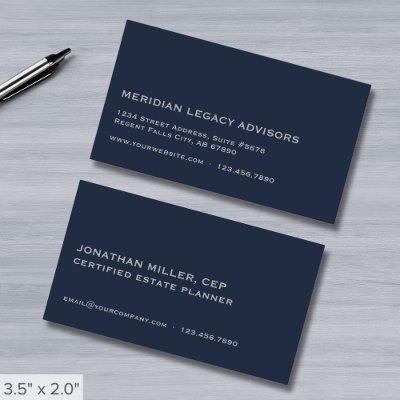 Simple Navy Blue