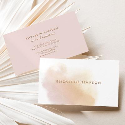 Simple Neutral Minimal Watercolor