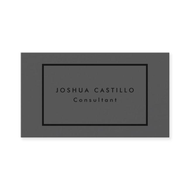 Simple Plain Elegant Gray Black Modern
