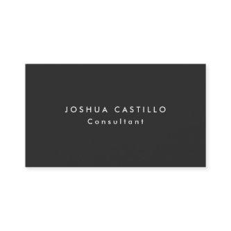Simple Plain Elegant Gray Modern Professional