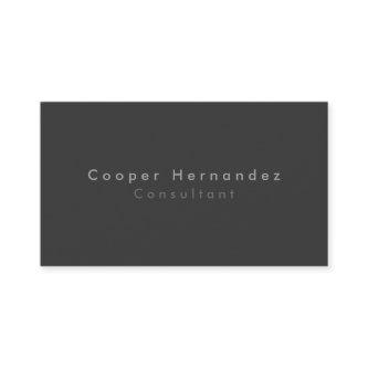 Simple Plain Elegant Grey Minimalist