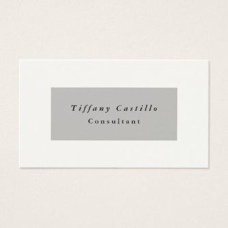 Simple Plain Elegant Minimalist Modern Cream