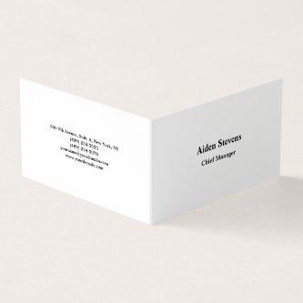 Simple Plain Minimalist Classical