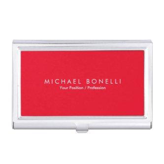 Simple Plain Minimalist Elegant Modern Red  Case
