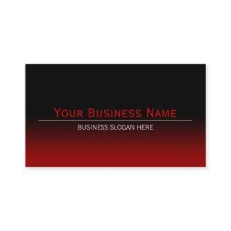 Simple Plain Modern Black & Red Gradient