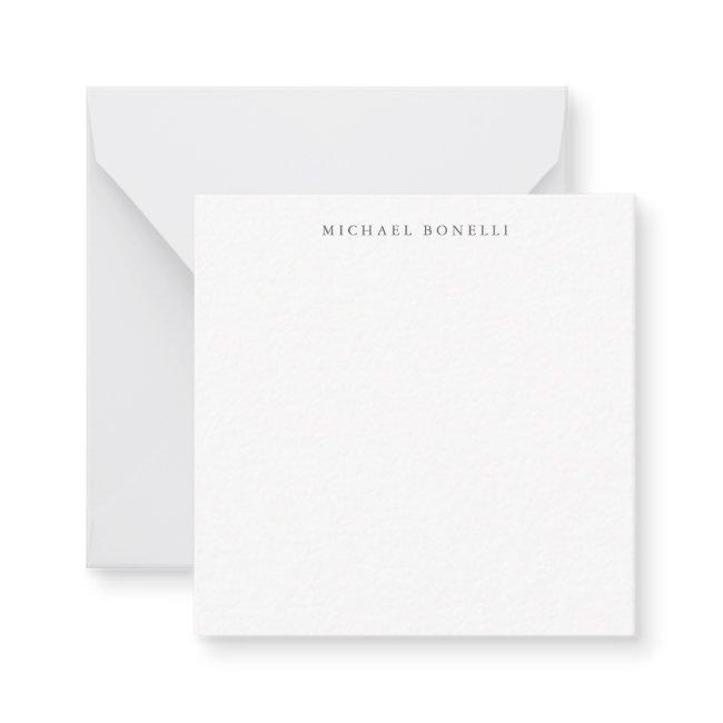 Simple Plain Modern Elegant Note Card