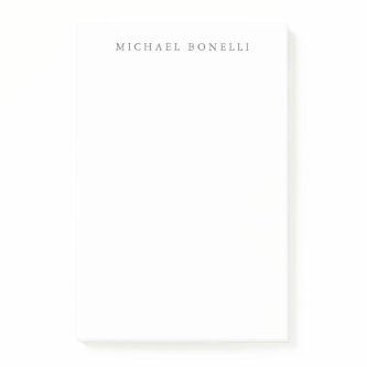 Simple Plain Modern Elegant  Post-it Notes