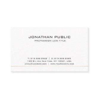 Simple Plain Professional Elegant White Modern