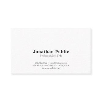 Simple Plain Professional Modern Elegant White