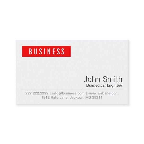 Simple Plain Red Label Biomedical
