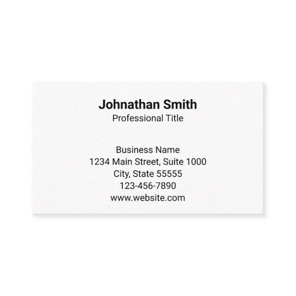 Simple Plain White Generic Design Template
