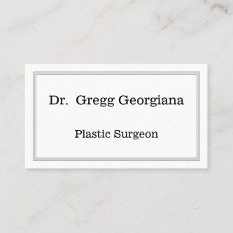 Simple Plastic Surgeon