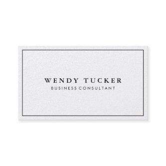 Simple Professional Black Border Minimalist