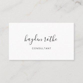 Simple Professional Calligraphy Script Name