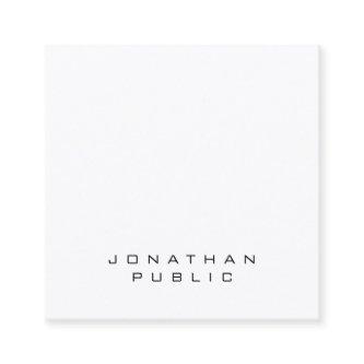 Simple Professional Design Sophisticated Template Square